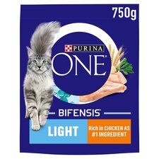 Purina One Light Dry Cat Food Chicken 750G