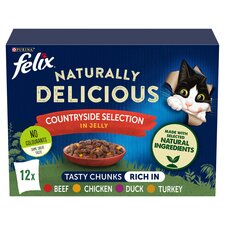 Felix Cat Food Countryside Selection In Jelly 12X80g