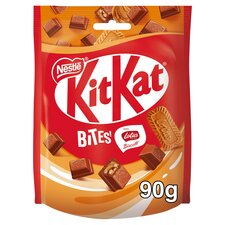 Kit Kat Bites Lotus Biscoff Chocolate Sharing Bag 90G