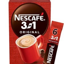 Nescafe 3in1 Original Coffee Sachets 6x16g