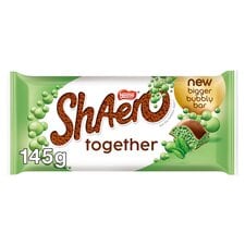 Aero Shaero Milk Chocolate Peppermint Bar 145g