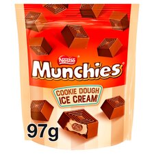 Munchies Cookie Dough Ice Cream Flavour Milk Chocolate 97g