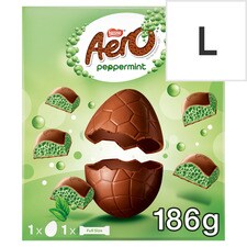 Aero Peppermint Milk Chocolate Easter Egg with Bar 186g