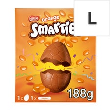 Smarties Orange Chocolate Large Easter Egg 188g