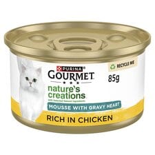 Gourmet Natures Creations Cat Food Chicken Mousse 85g