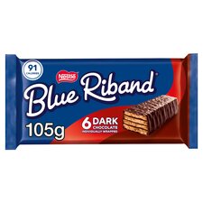 Blue Riband Dark Chocolate Wafer Bars 6 x 17.5g