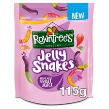 Rowntree's Jelly Snakes Sweets Sharing Bag 115g