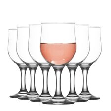 LAV Nevakar Red Wine Glasses  - 320ml - Clear - Pack of 6