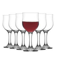 LAV Nevakar White Wine Glasses - 240ml - Clear - Pack of 6