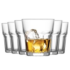 LAV Aras Whisky Glasses - 305ml - Clear - Pack of 6