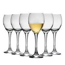 LAV Venue White Wine Glasses - 245ml - Clear - Pack of 6