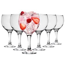 LAV Misket Gin & Tonic Glasses - 645ml - Clear - Pack of 6