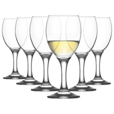 LAV Empire White Wine Glasses - 205ml - Pack of 6