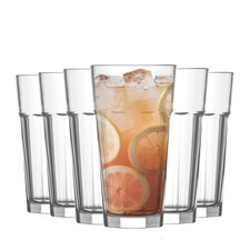 LAV Aras Highball Glasses - 360ml - Clear - Pack of 6