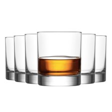 LAV Ada Whisky Glasses - 305ml - Clear - Pack of 6