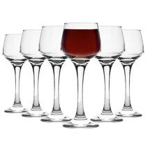 LAV Lal Sherry Glasses - 80ml - Clear - Pack of 6