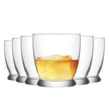 LAV Roma Whisky Glasses - 295ml - Clear - Pack of 6