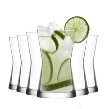 LAV Derin Highball Glasses - 350ml - Clear - Pack of 6