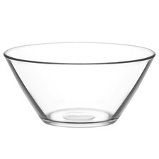 LAV Vega Glass Serving Bowl - 22.5cm - Clear