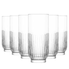 LAV Tokyo Highball Glasses - 395ml - Clear - Pack of 6