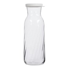 LAV Fonte Optic Glass Carafe - 1.2L - White Lid