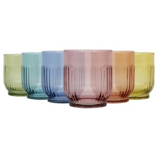 LAV Tokyo Whisky Glasses - 330ml - Full Colour - Pack of 6