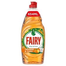 Fairy Washing Up Liquid Orange & & Yuzu 654Ml