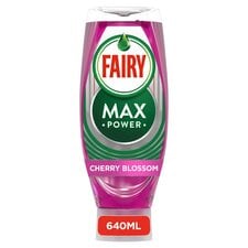 Fairy Washing Up Liquid Max Power Cherry Blossom 640Ml