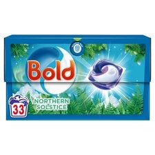 Bold All-in-1 Pods Washing Liquid Capsules Northern Solstice 33 Washes 640.2g