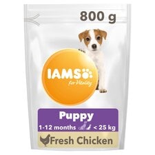 Iams Dog Food Puppy Small, Medium With Chicken 800G