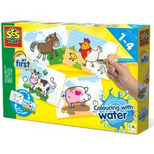 SES Creative Farm Animals Colouring With Water