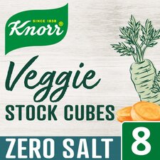 Knorr Zero Salt Vegetable Stock Cubes 8x9g