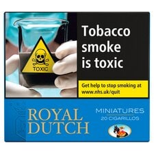 Royal Dutch Blue Miniatures 20 Cigarillos