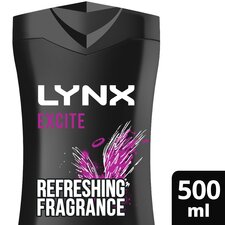 Lynx Excite XXL Body Wash Shower Gel 500ml