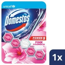 Domestos Power 5 Pink Rim Block 55G