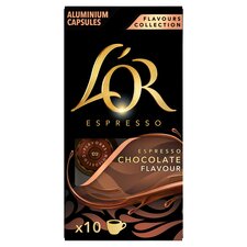 L'or. Espresso Chocolate Ground Coffee 10 Pack 52G