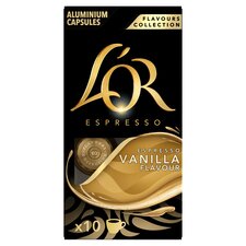 L’or. Espresso Vanilla Flavour Coffee Capsules X10 52G