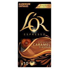 L'or. Espresso Caramel Ground Coffee 10 Pack 52G