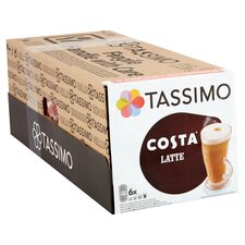 Tassimo Costa Latte Coffee Pods X 30 835G