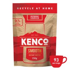 Kenco Smooth Paper Refill Instant Coffee 150G