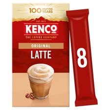 Kenco Original Latte Instant Coffee 8 X 16.3G