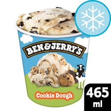 Ben & Jerry's Cookie Dough Vanilla Ice Cream Tub 465ml