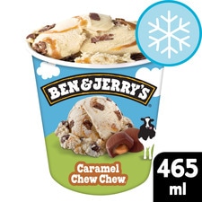 Ben & Jerry's Caramel Chew Chew Ice Cream Tub 465ml