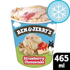 Ben & Jerry's Strawberry Cheesecake Ice Cream Tub 465ml