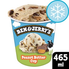 Ben & Jerry's Peanut Butter Cup Ice Cream Tub 465ml