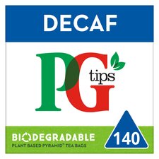 Pg Tips 140 Decaf Teabags Biodegradable 406G