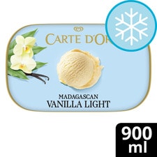 Carte D'Or Madagascan Vanilla Light Ice Cream Dessert