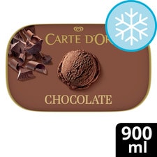 Carte D'or Indulgent Chocolate Ice Cream Tub 900ml