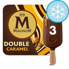 Magnum Double Caramel Ice Cream Sticks 3 x 100ml