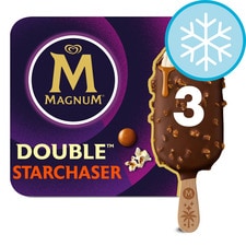 Magnum Starchaser Chocolate, Caramel & Popcorn Ice Cream Sticks 3x85ml